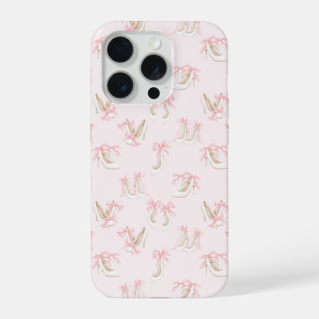 Coquette Shoes Pattern  iPhone Case (Back)