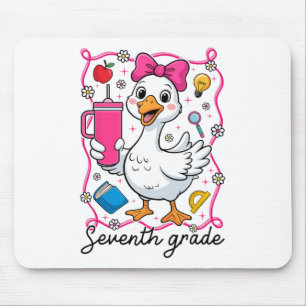 Coquette Silly Goose 7th Grade Kid Girl 1st Day Of Mouse Pad