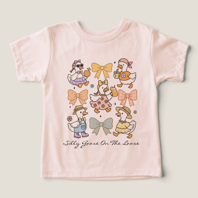 Coquette Silly Goose On The Loose Custom Text (Design Front)