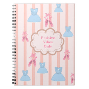 Coquette theme Ballet inspired personalised Notebook