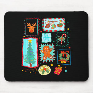 Coquette Tis The Season Christmas Santa Nk Preppy Mouse Pad
