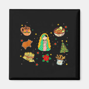 Coquette Tis The Season Mexican Christmas Spanish Magnet