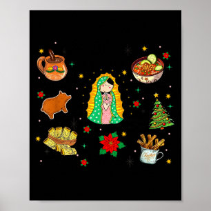 Coquette Tis The Season Mexican Christmas Spanish Poster