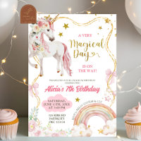 Coquette Unicorn Magical Day Girl Birthday