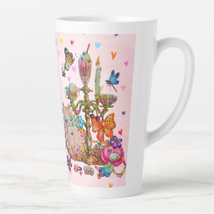 Coquette Water Bottle Latte Mug
