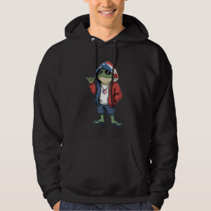 Coqui Frog Puerto Rico Taino Puerto Rican Flag Bor Hoodie