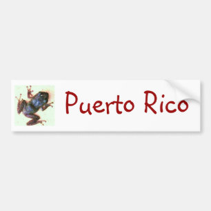 Coqui Puerto Rico Bumper Sticker