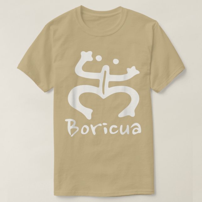 Coqui Taino Frog Puerto Rico Boricua Men Women gif T-Shirt (Design Front)