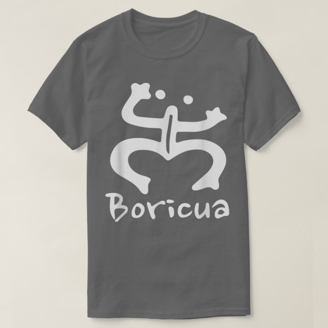 Coqui Taino Frog Puerto Rico Boricua Men Women gif T-Shirt (Design Front)