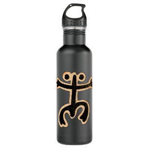Coqui Taino on Wood 710 Ml Water Bottle
