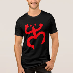 Coqui Taino Puerto Rico Symbol  Tri-Blend Shirt