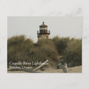 Coquille River Lighthouse, OR Postcard