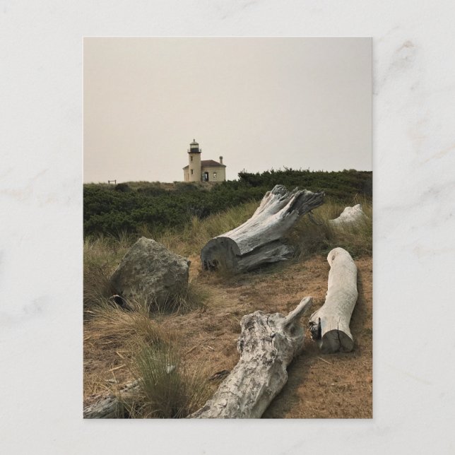 Coquille River Lighthouse, OR Postcard (Front)