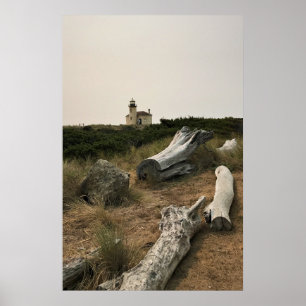 Coquille River Lighthouse, OR Poster