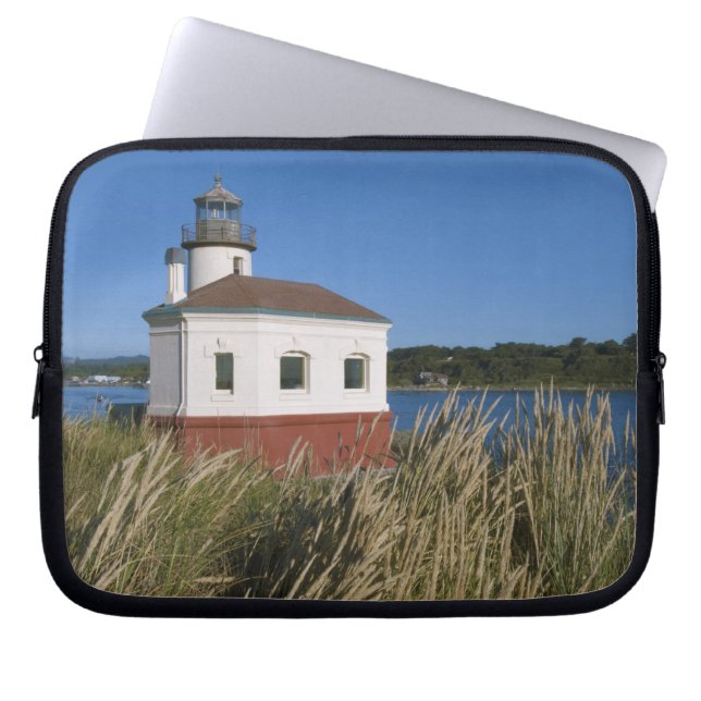 Coquille River lighthouse, Oregon, USA Laptop Sleeve (Front)