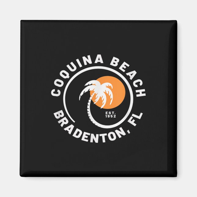 Coquina Beach Bradenton Fl  Magnet (Front)