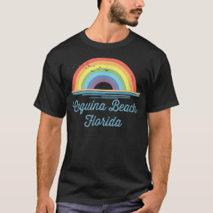Coquina Beach Florida Souvenir Graphic T-Shirt