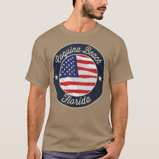 Coquina Beach - Patriotic Florida Souvenir T-Shirt
