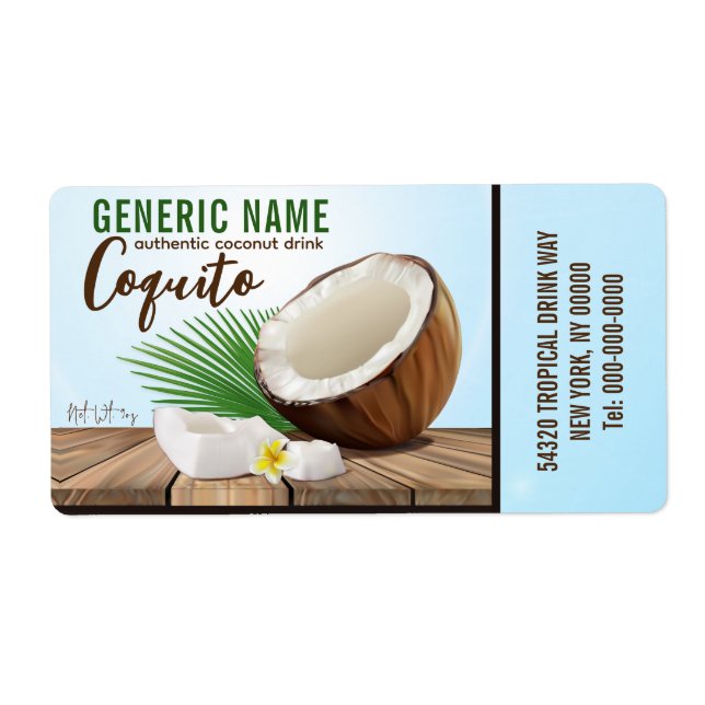 Coquito Coconut Tropical Fruit (Front)