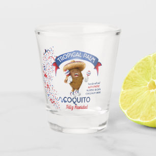 Coquito Coconut Tropical Fruit Shot Glass