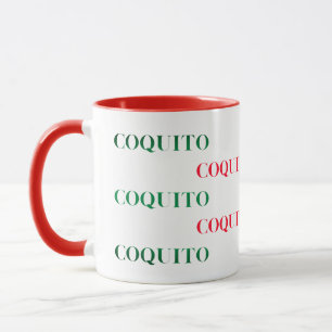 Coquito Green and Red Mug