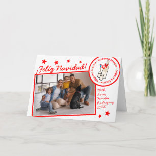 Coquito Season Custom Photo Text Card
