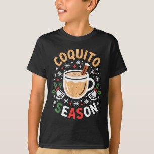 Coquito Season For Holiday Enthusiasts And Christm T-Shirt
