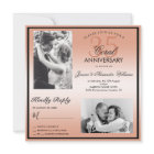 Coral 35th Wedding Anniversary Double Photo