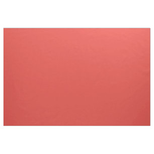 CORAL (a solid rich reddish-pink colour) ~ Fabric