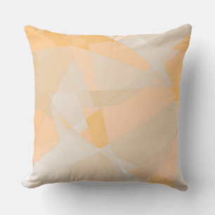 Coral Abstract Cushion
