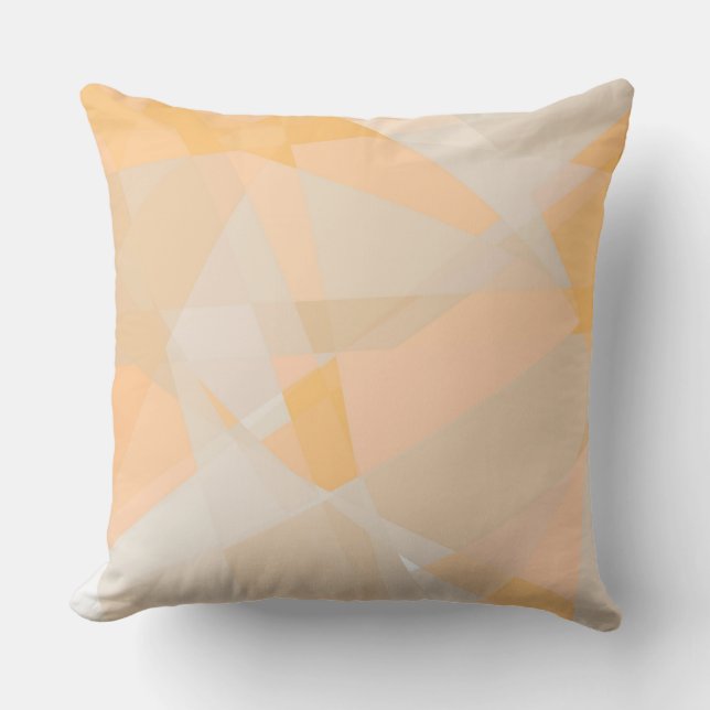 Coral Abstract Cushion (Front)