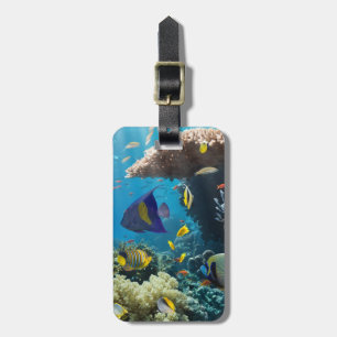 Coral and fish in the Red Sea, Egypt Luggage Tag
