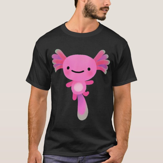 Coral axolotl T-Shirt (Front)