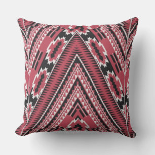 Coral Aztec Cushion