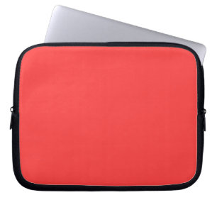 Coral Background Color Customize This Laptop Sleeve
