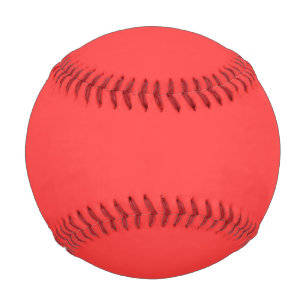 Coral Background Colour Customise This Baseball