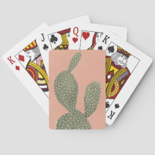 Coral Cacti Playing Cards