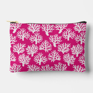 Coral Carry Vibrant Pink Accessory Pouch