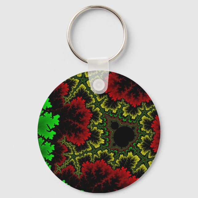 Coral Collage Keychain (Front)