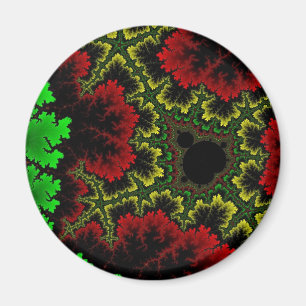 Coral Collage Magnet