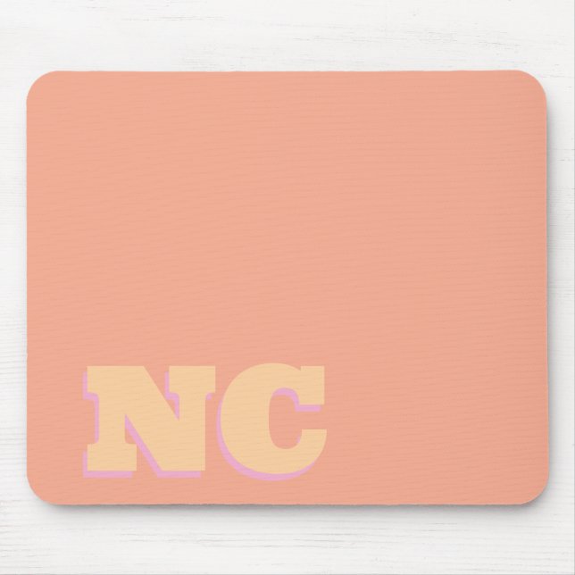 Coral Computer Mouse Pad (Front)