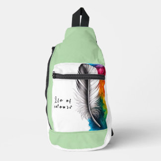 Coral crush  sling bag