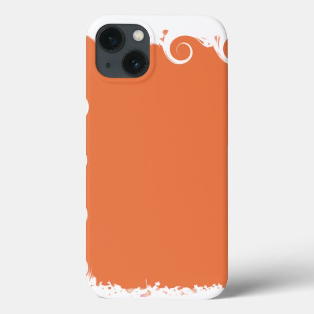 Coral Elegant Modern Case-Mate iPhone Case (Back)