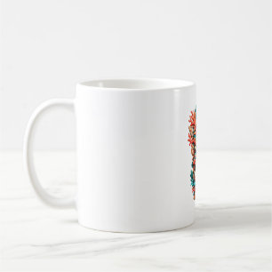 Coral Fire Tiki Coffee Mug