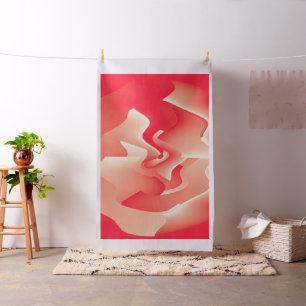 coral flower fabric