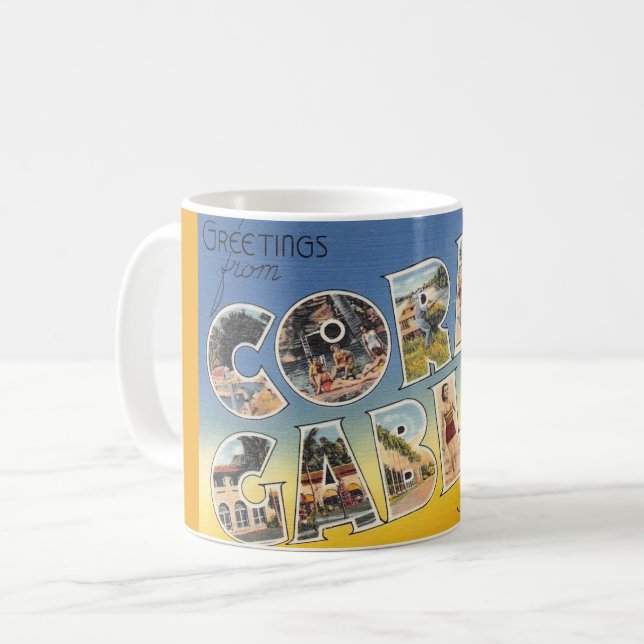 Coral Gables Florida Greeting Mug (Front Left)
