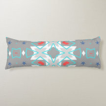 Coral Gray Mandala Pattern | Geometric Floral Boho