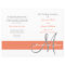 Coral Grey Wedding Program | Monogram
