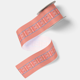 Coral Heritage Satin Ribbon