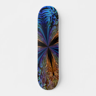 Coral Kaleidoscope Skateboard